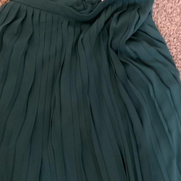 JCrew Hunter Green Pleated Midi Skirt - Picture 8 of 11